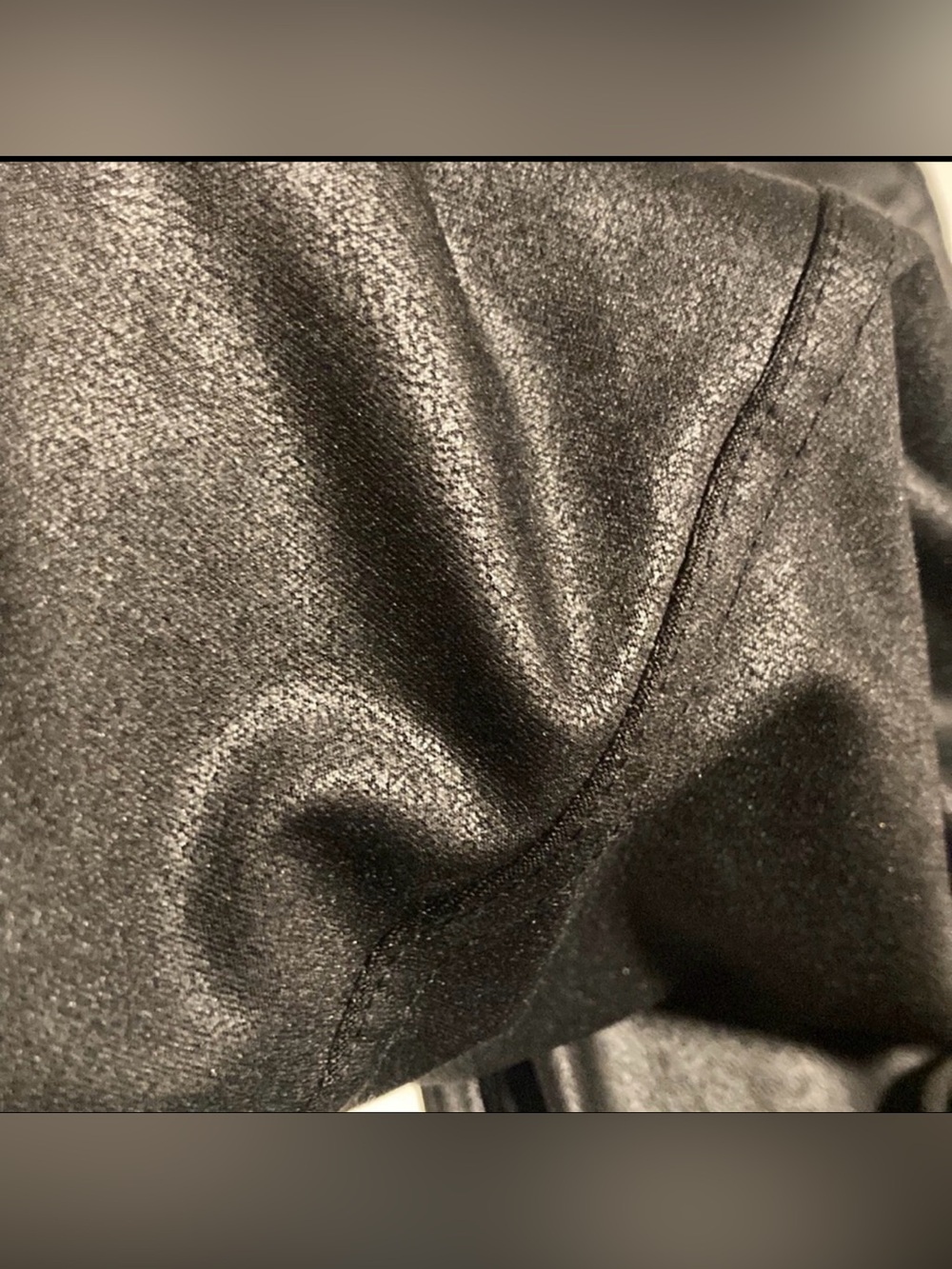 Shinestar XL black Faux leather women’s Leggings - Picture 3 of 3